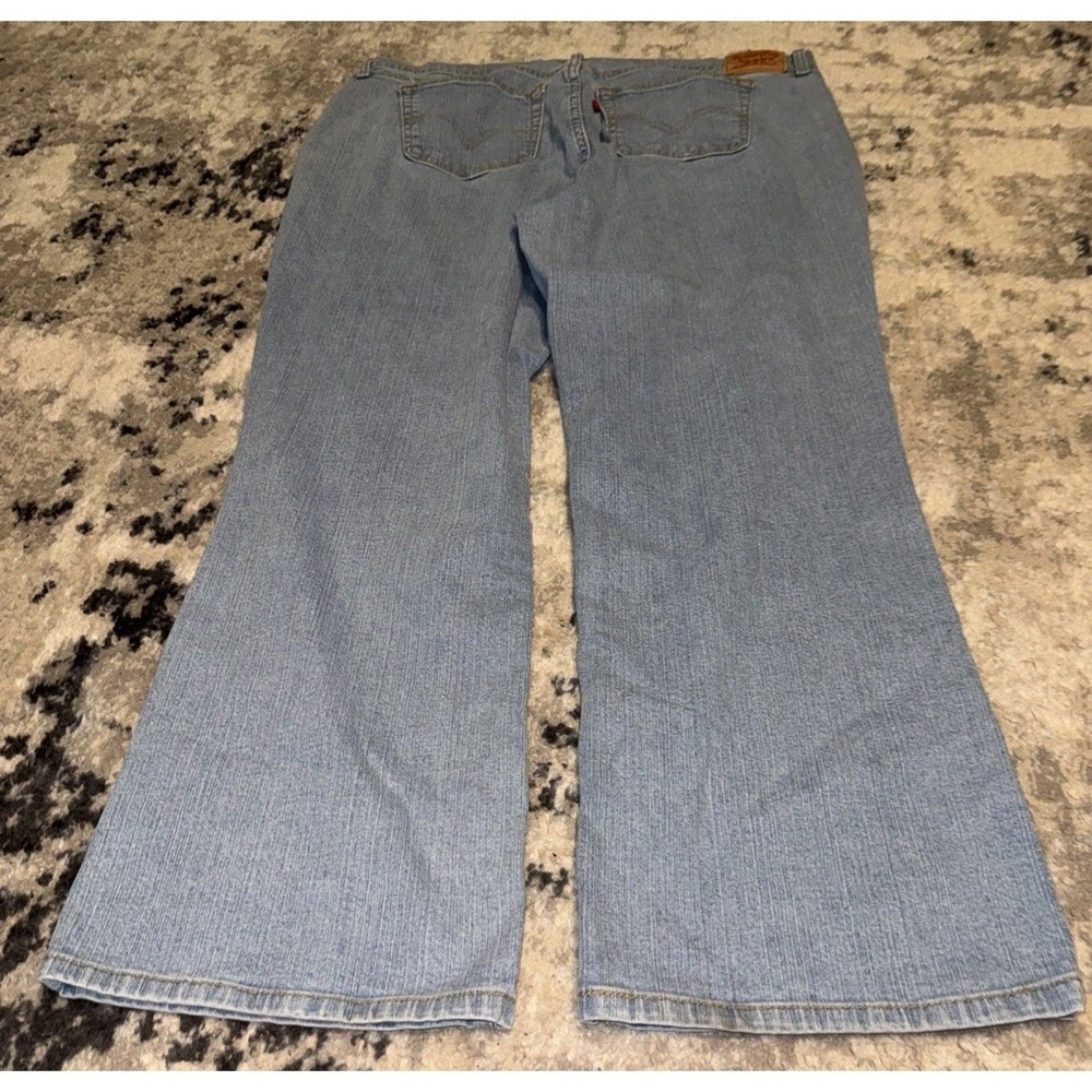 Levis Relaxed Bootcut 530 Jeans Plus Sz 24W (40‎ X 30) Light Blue Womens